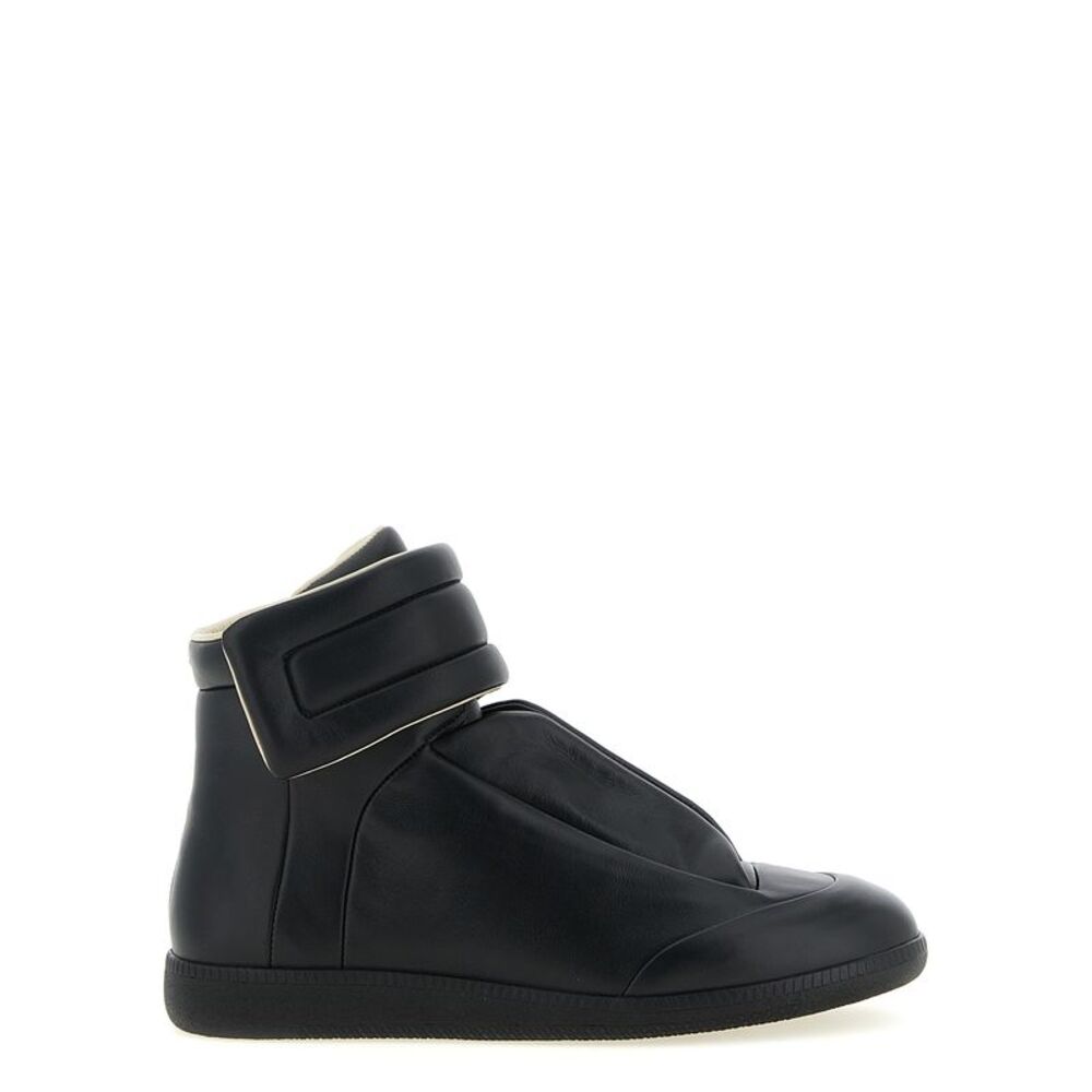 Maison Margiela Black Calfskin Chunky Men's Sneakers